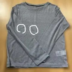 earth music & ecology ラメブルー 長袖カットソー S