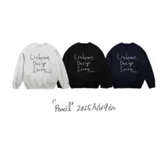 【完売品】Utheme"Pencil" 2025 A/W 8thトレーナー