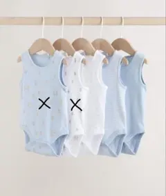 NEXT baby ベビー タンクトップ ロンパース 3枚セット