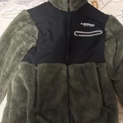 オリーブグリーン フリースジャケット