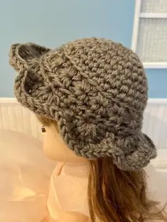 メルちゃん＊レミン＆ソランサイズ　帽子　ブラウン