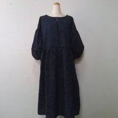 古布雪ん子絣リメイクワンピース