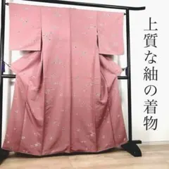 ZY-776 白山紬 作家物 手描き 友禅 虫食い 訪問着 名品 正絹 お洒落