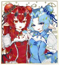 手描きイラスト オリジナルイラスト アナログ 大色紙 - メルカリ