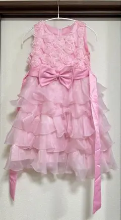 ピンク フリルドレス 140cm