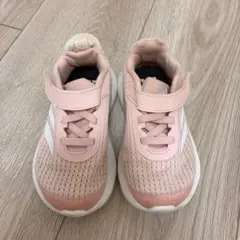 【14センチ】adidas アディダス ピンク スニーカー 女の子 洗い替え