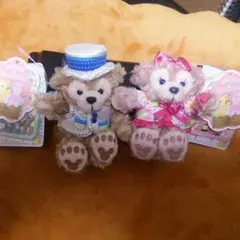 ディズニ★リゾート★シー★春旅★ダッフィー&シェリーメイ★ストラップのセット