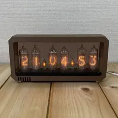 ニキシー管時計 NIXIE CLOCK IN-14 6桁 ブラウンのサムネイル