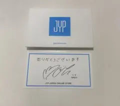 NMIXX ベイ サイン入りメッセージカード JYP JAPAN