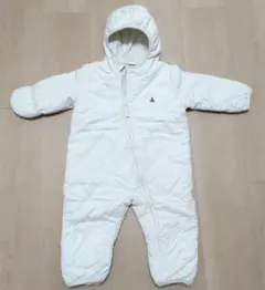 babyGap（ベビーギャップ）白 中綿 ジャンプスーツ（カバーオール）のサムネイル