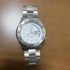 セイコー 自動巻き時計 シルバー 100m防水