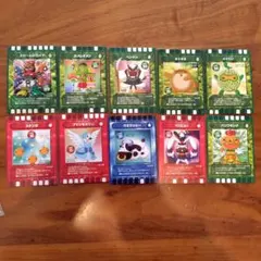 カード迷路ぐるり森大冒険カード10枚+キーホルダー