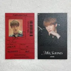 ジェシー MILESixTONES 初回盤A・B 特典 カード