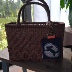 チャーム　ミナペルホネン　古布　 刺し子