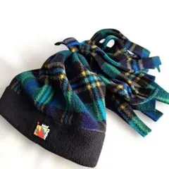 POLARTEC フリース 帽子　フリンジ　 MADE　IN　U.S.A