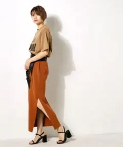 AZUL BY MOUSSY スリットニットスカート