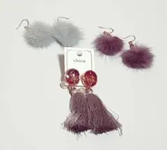 ピアス 3点セット