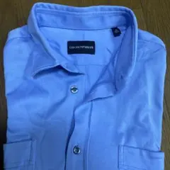 EMPORIO ARMANI 半袖シャツ ライトブルー