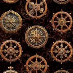 輸入生地 Steampunk Helms & Compasses