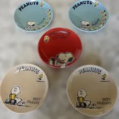 SNOOPYスヌーピー 小皿 5枚セット木箱入りのサムネイル