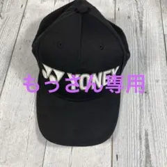 YONEX ゴルフ メンズ ブラック キャップ 帽子 ロゴ サイズ調整可のサムネイル