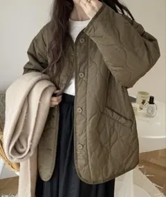 アンドミー キルティングジャケット