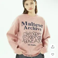 YK Studios Maltese Archive トレーナー