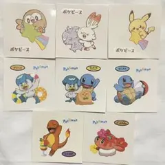 ポケモンパン シール ステッカー ポケピース きらきら ラメ セット シール交換
