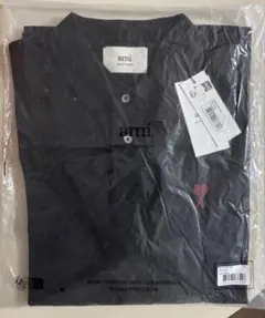 新品未使用、タグ付】AMI PARIS アミパリス ポロシャツ XL ブラック
