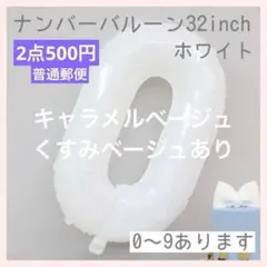 ⭕️ナンバーバルーン 0数字 風船 お誕生日 記念日 飾付け　お祝い