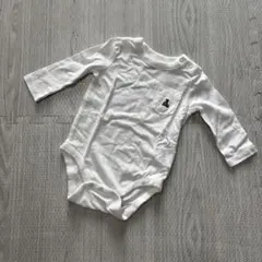 【美品】baby gap ホワイトロンパース 3-6ヶ月