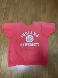 Allen-A インディアナ大学 半袖スウェット L 赤　サンフェードのサムネイル