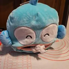 ハンギョドン ぬいぐるみ 水色 魚型 約30cm
