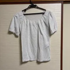 コムサデモード ボーダー ラメ 半袖トップス 9のサムネイル