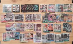 ワンピースカード287枚　SEC SR パラレル含む　スリーブおまけ　引退品