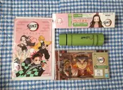鬼滅の刃　雑誌付録　禰豆子　煉獄杏寿郎　クリアマルチポーチ　ステンレスボトル
