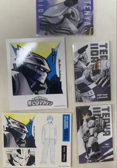 ☆ ヒロアカ　フォト&ステッカー　クリアカード　名刺カード　飯田天哉