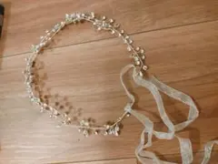 新品未使用ヘッドドレス　ヘアアクセサリー　結婚式　ブライダル