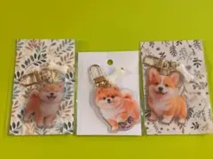 犬 アクリルキーホルダー ハンドメイド
