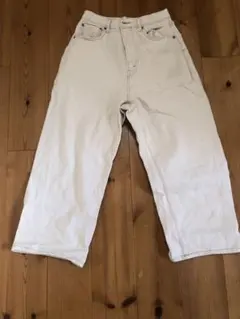 FREAK'S STORE ホワイト ワイドパンツ