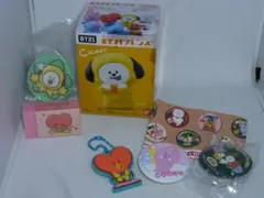 b★未使用★2021年バンダイ 　BT21フレンズ彩色済ソフビ人形他6点