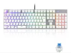 日本語配列e元素メカニカル式ゲーミングキーボード 青軸109キー Type-C