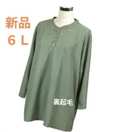 新品タグ付ベルーナ　チュニック　裏起毛　プルオーバー 大きいサイズ