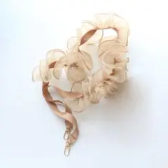 スマホ ショルダー ストラップ ベージュ