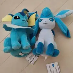 【2種セット】ポケットモンスター　もふぐっとぬいぐるみ　シャワーズ　グレイシア