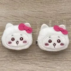 サンリオ　ちいかわ シークレットヘアクリップ　キティ