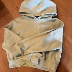 GU ライトグリーン パーカー M