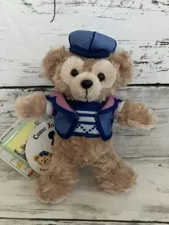 ディズニーリゾート　ダッフィー　カムジョイン・ユア・フレンズ　ぬいぐるみバッジ