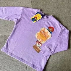 パディントン　長袖カットソー 120cm 紫 パープル　クレセント