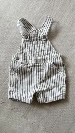 baby GAP ストライプオーバーオール 3-6ヶ月